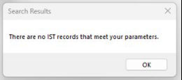 No IST records